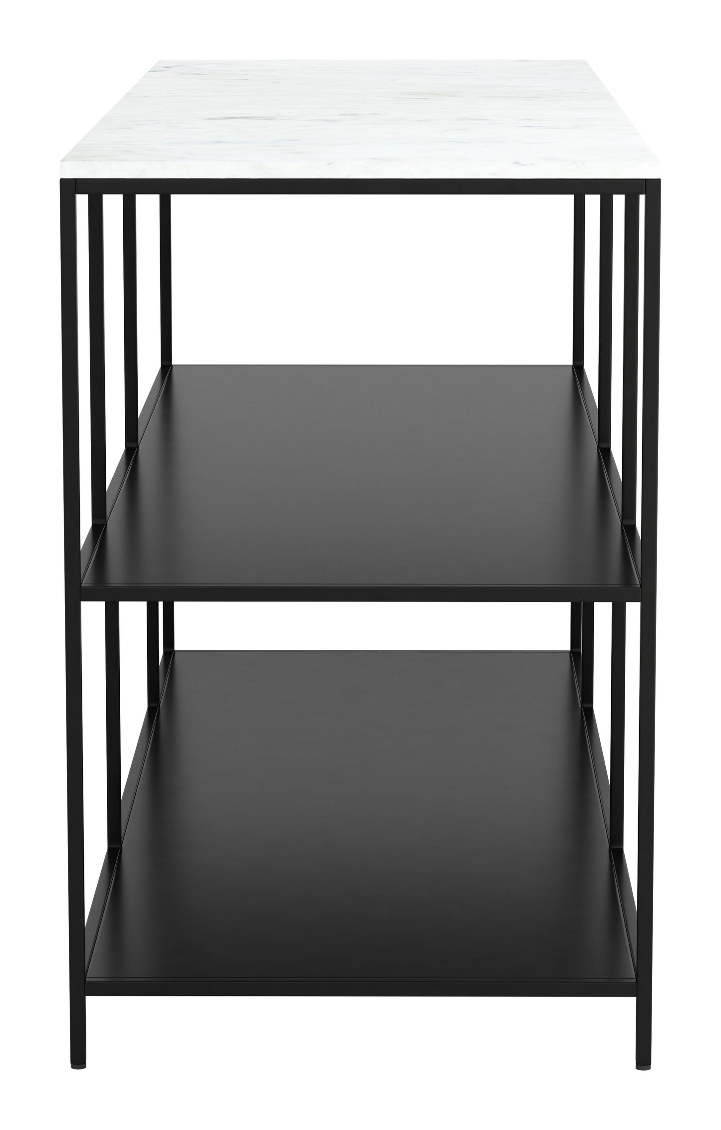 Singularity Console Table White & Black - Disselt Designs