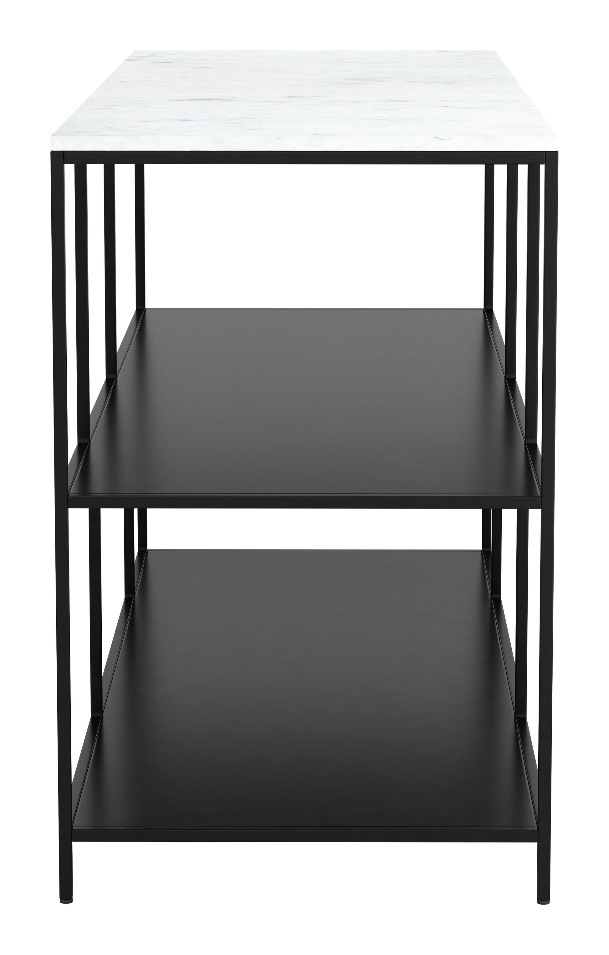 Singularity Console Table White & Black - Disselt Designs