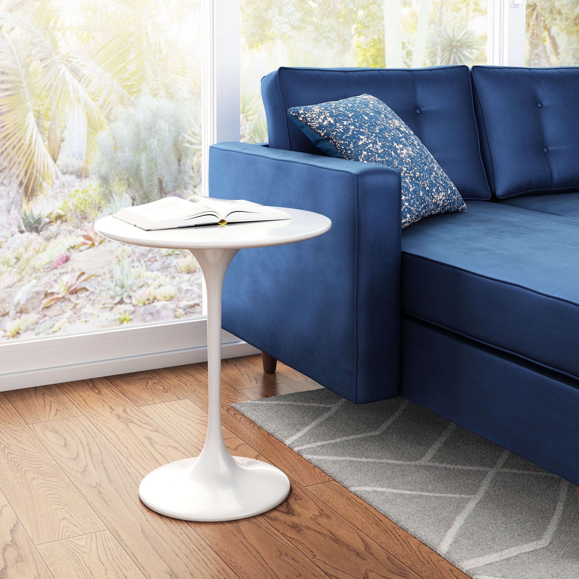 Wilco Side Table White - Disselt Designs