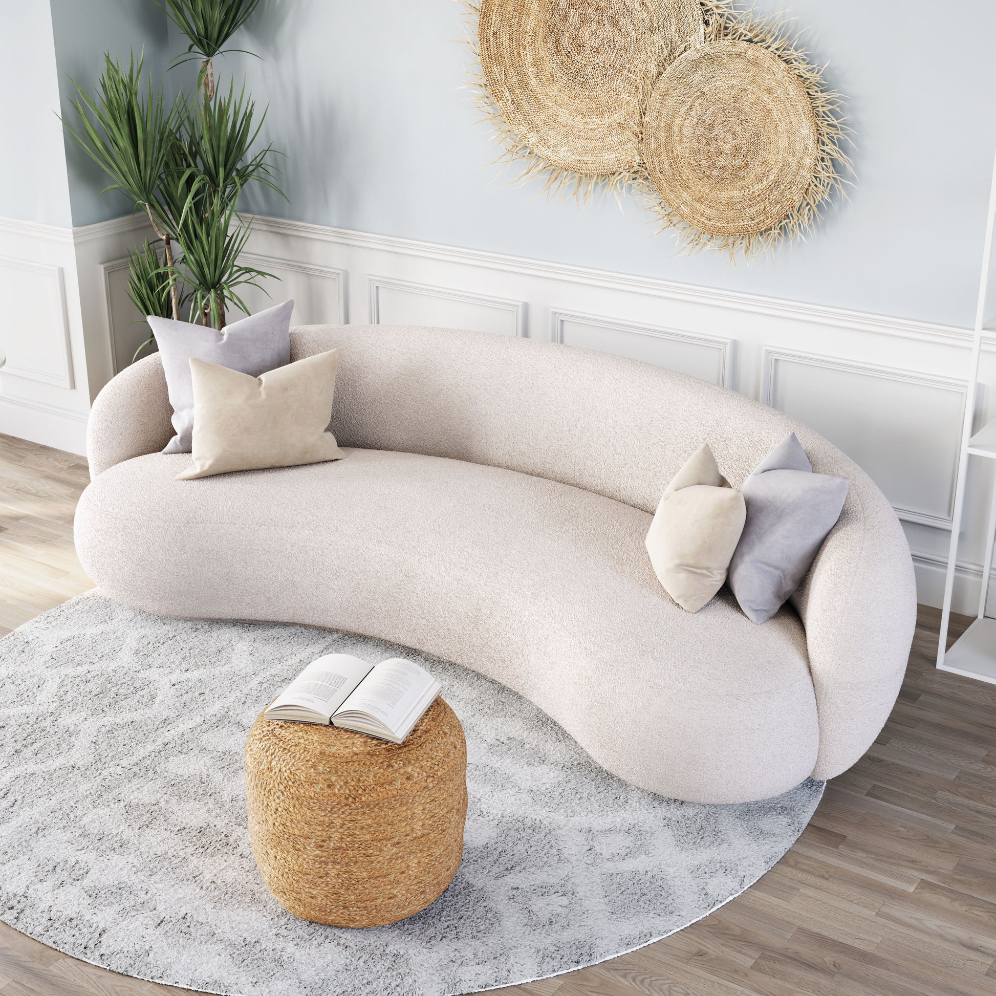 Tibet Sofa Cream - Disselt Designs
