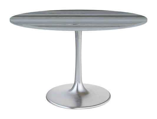 Star City Dining Table Gray & Silver - Disselt Designs