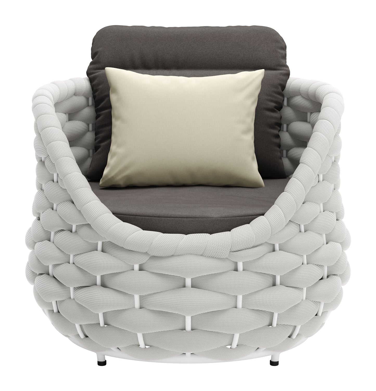 Coral Reef Accent Chair Gray - Disselt Designs
