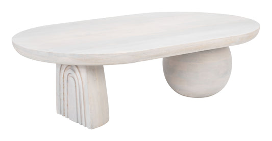Gihak Coffee Table Whitewashed - Disselt Designs