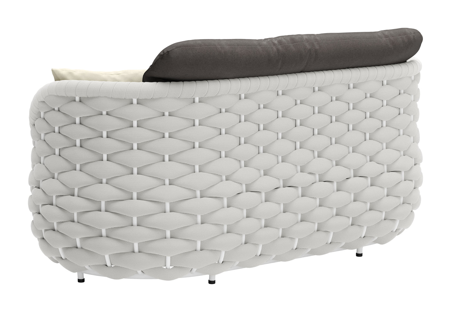 Coral Reef Loveseat Gray - Disselt Designs