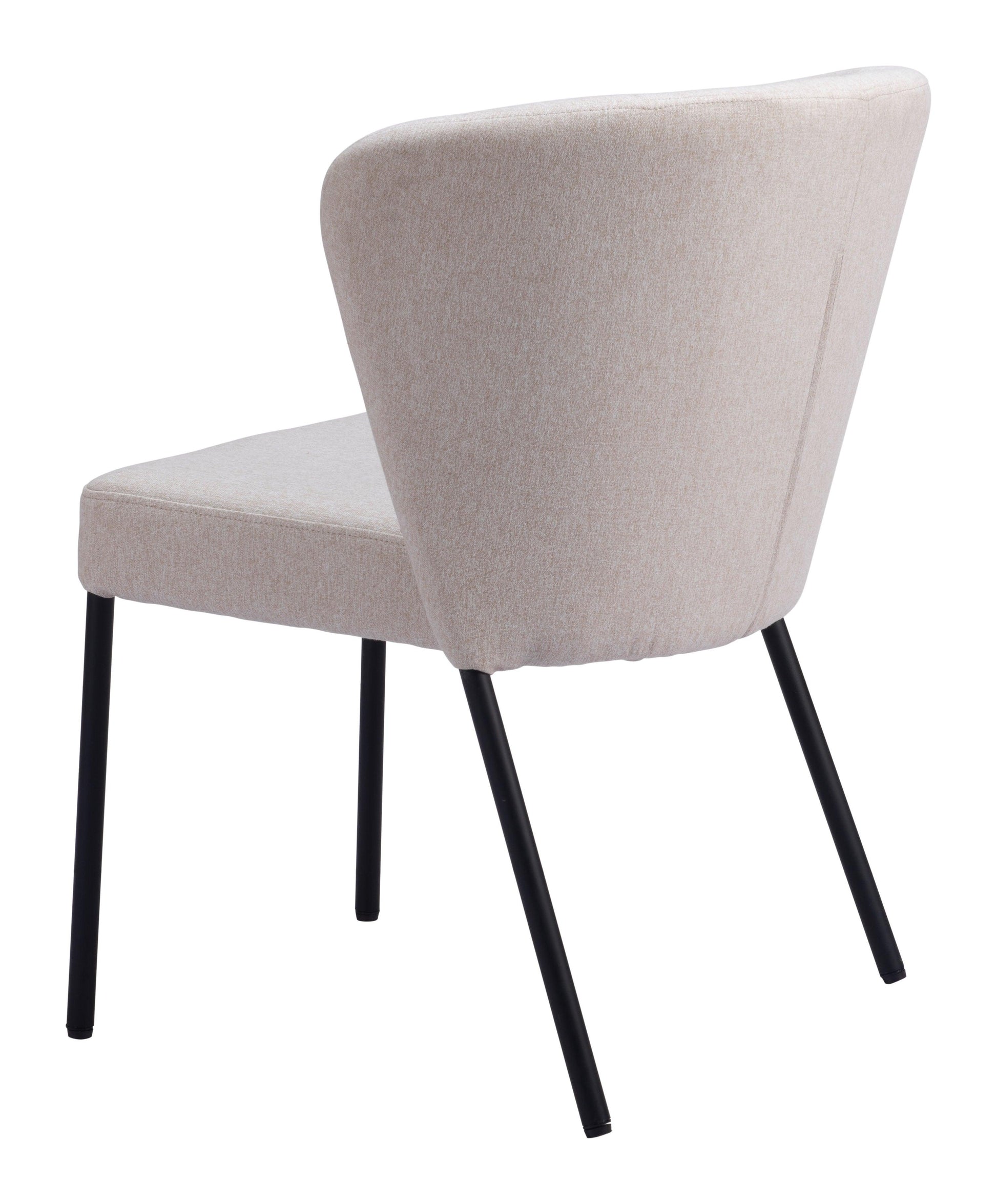 Aimee Dining Chair (Set of 2) Beige - Disselt Designs