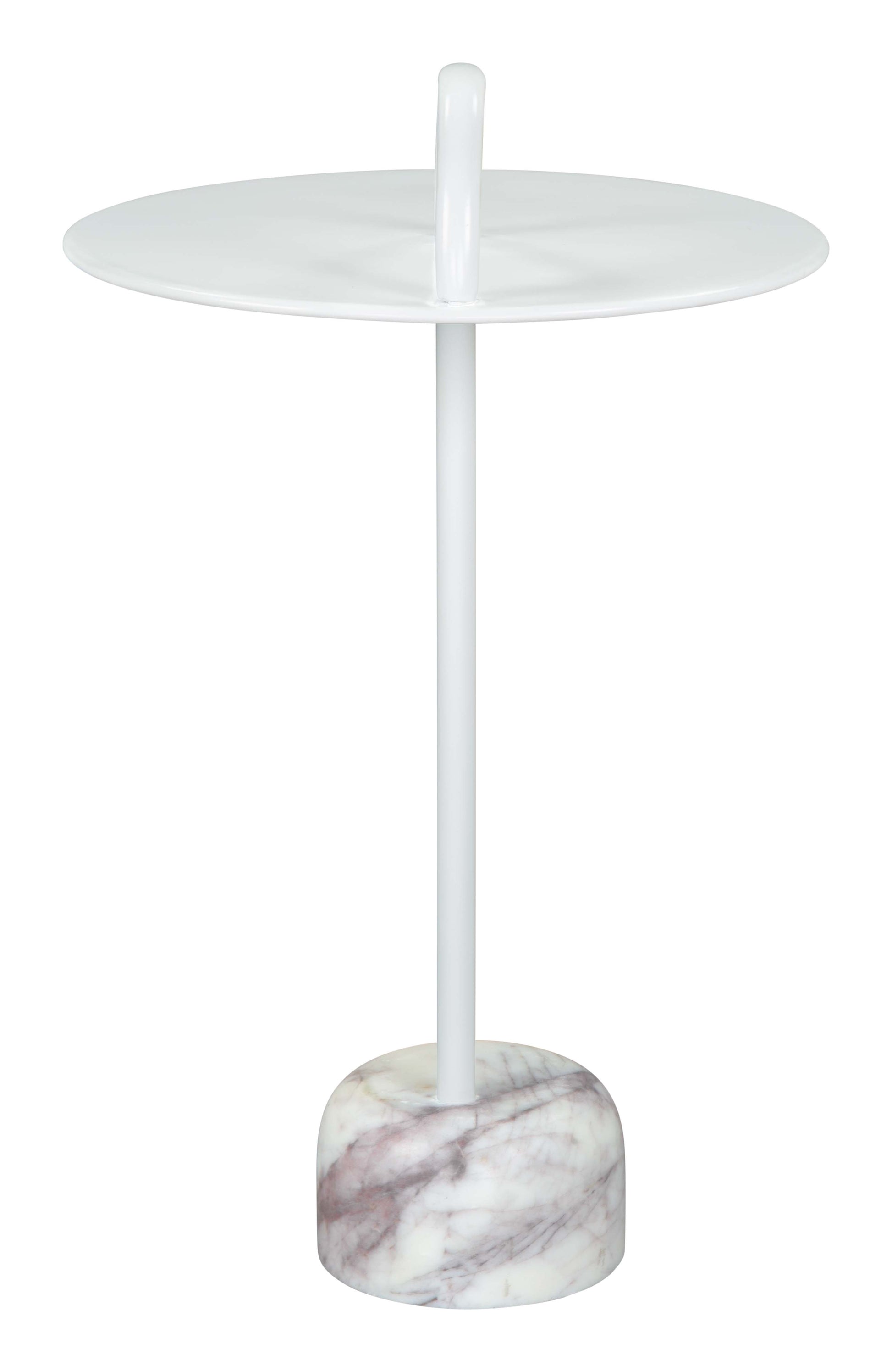 Will Side Table White - Disselt Designs