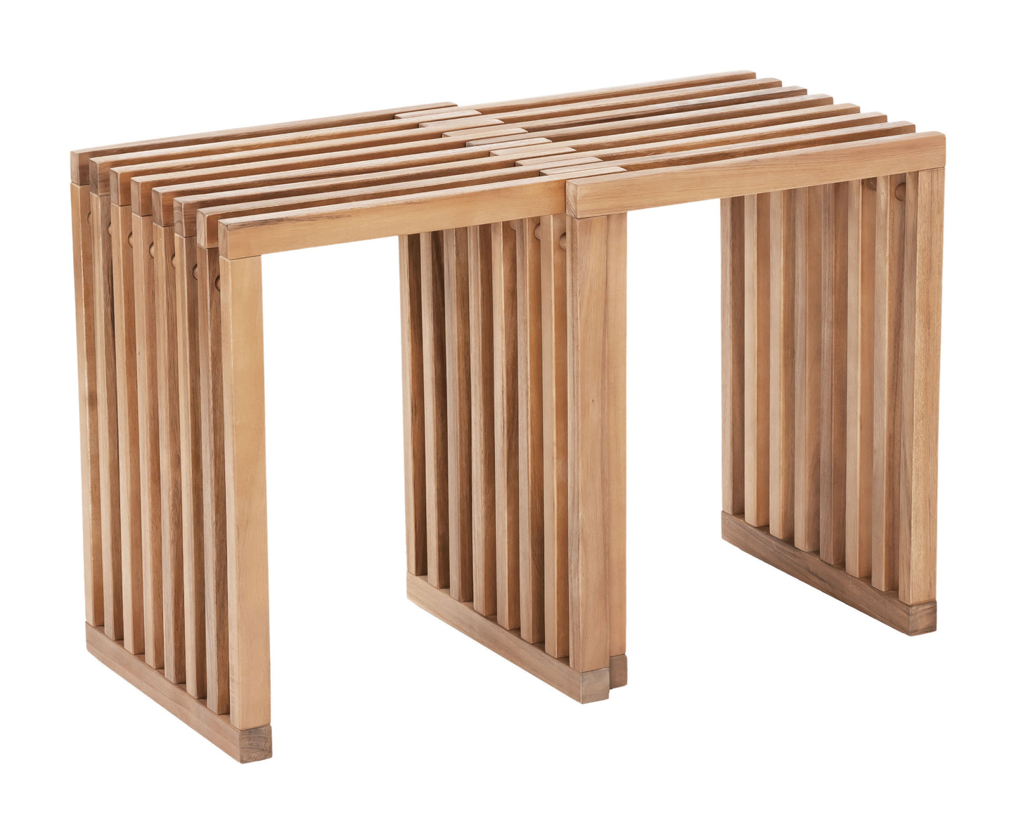 Riviera Extendable Stool (Set of 2) Natural - Disselt Designs