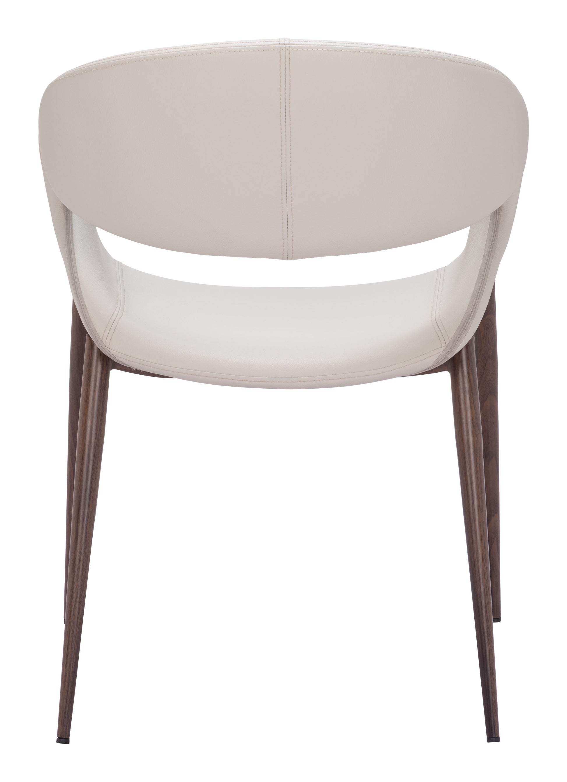 Limay Dining Chair (Set of 2) Beige & Walnut - Disselt Designs