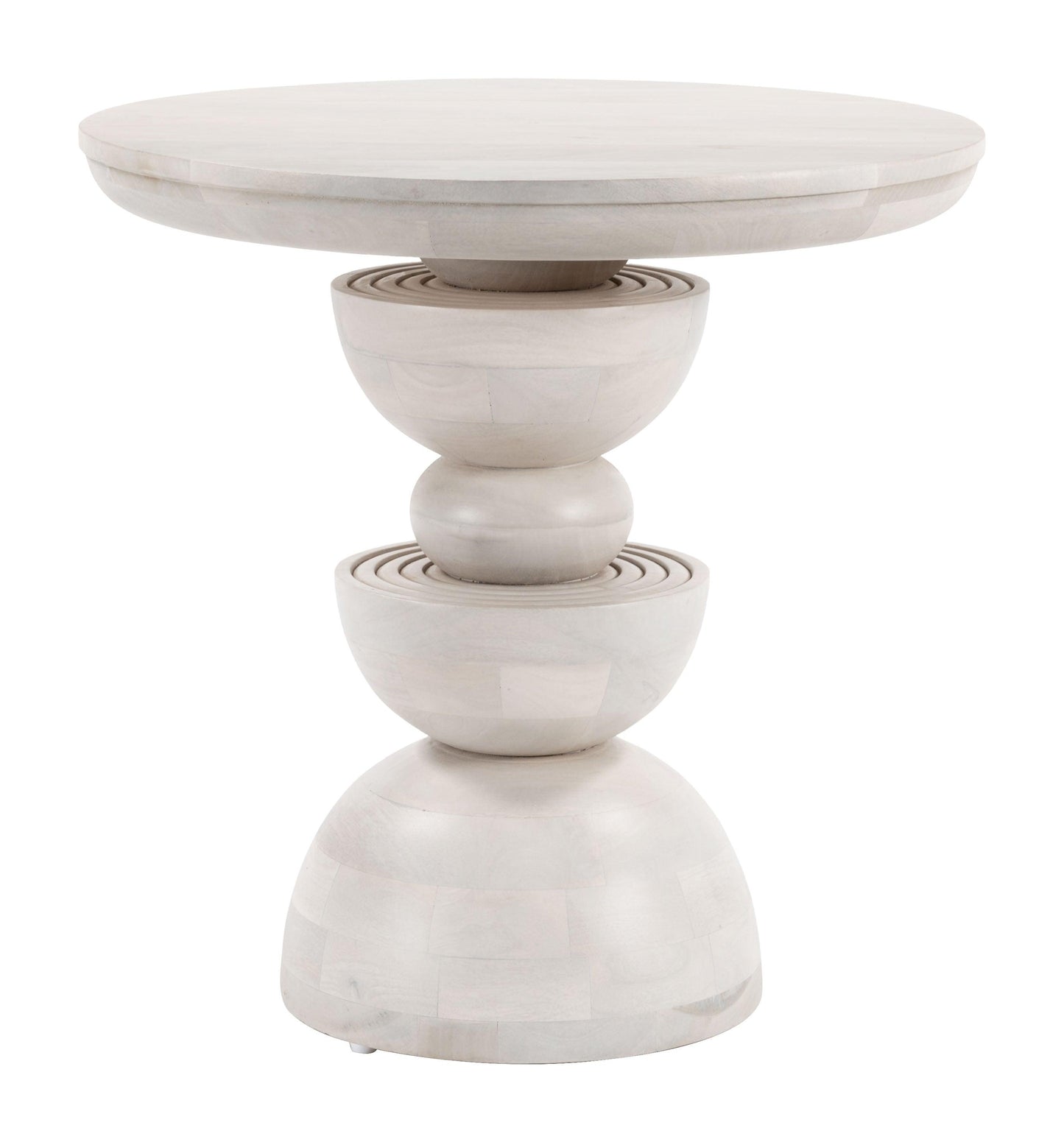 Bilanka Accent Table Whitewashed - Disselt Designs