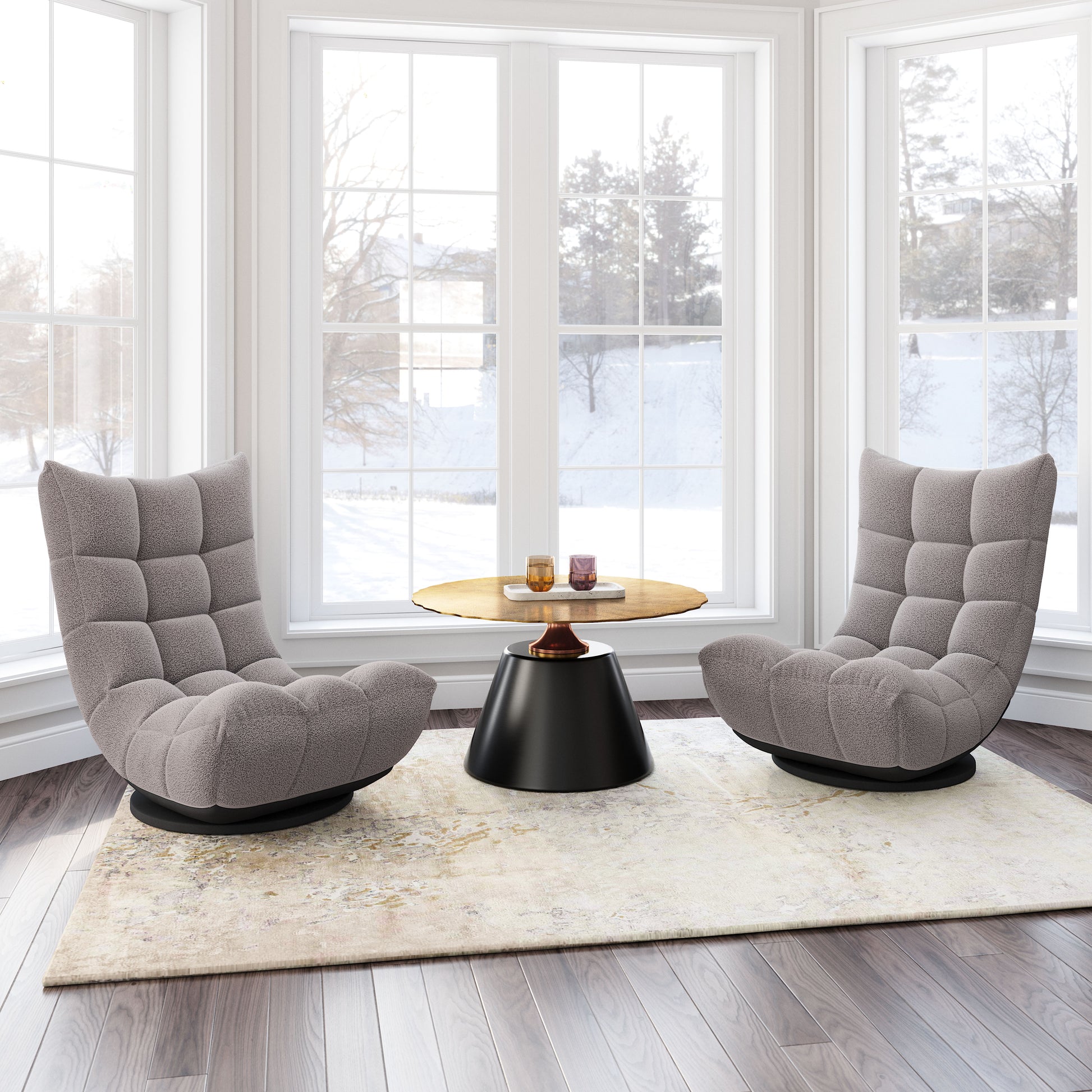 Chenai Coffee Table Black - Disselt Designs
