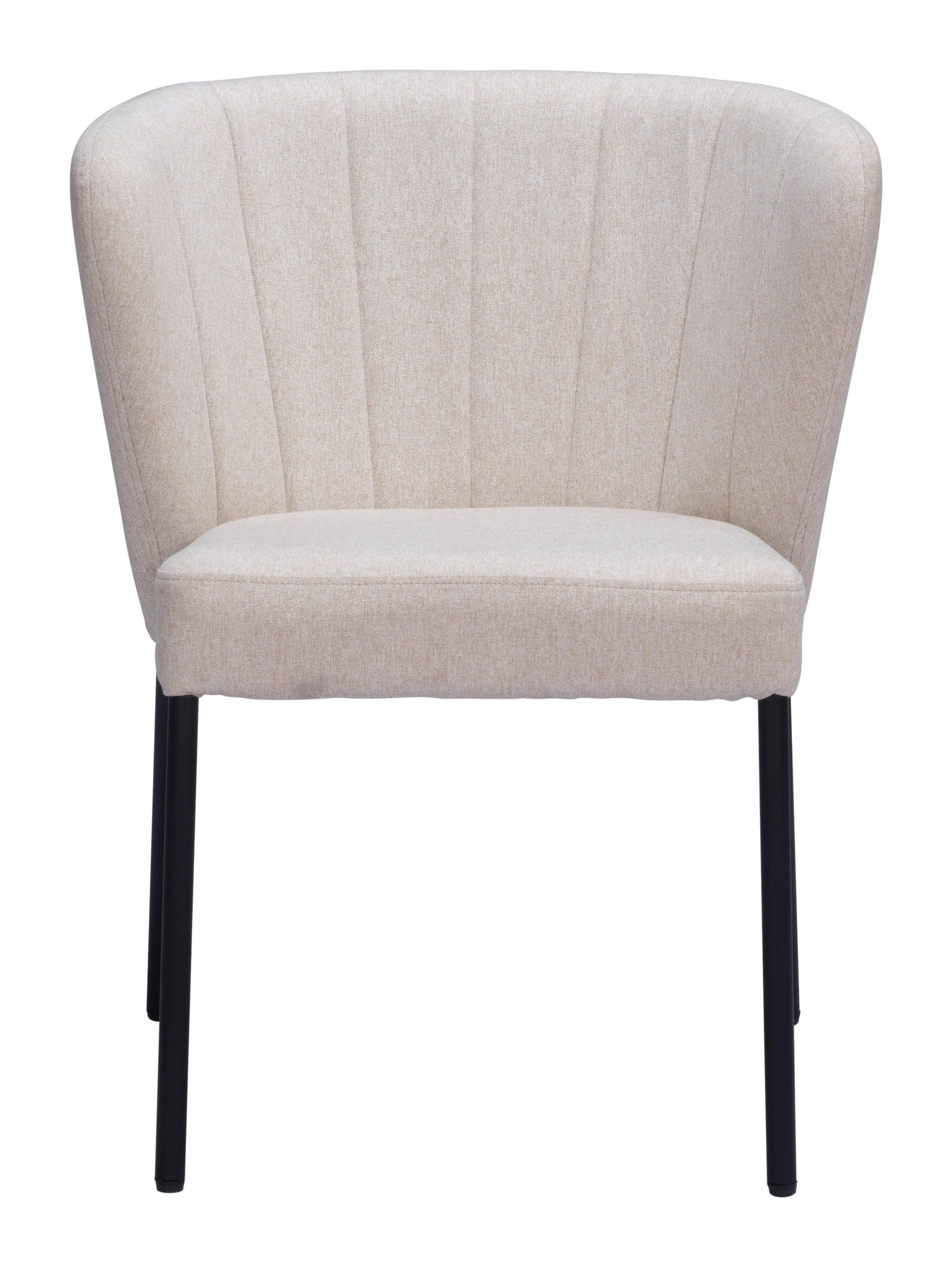 Aimee Dining Chair (Set of 2) Beige - Disselt Designs