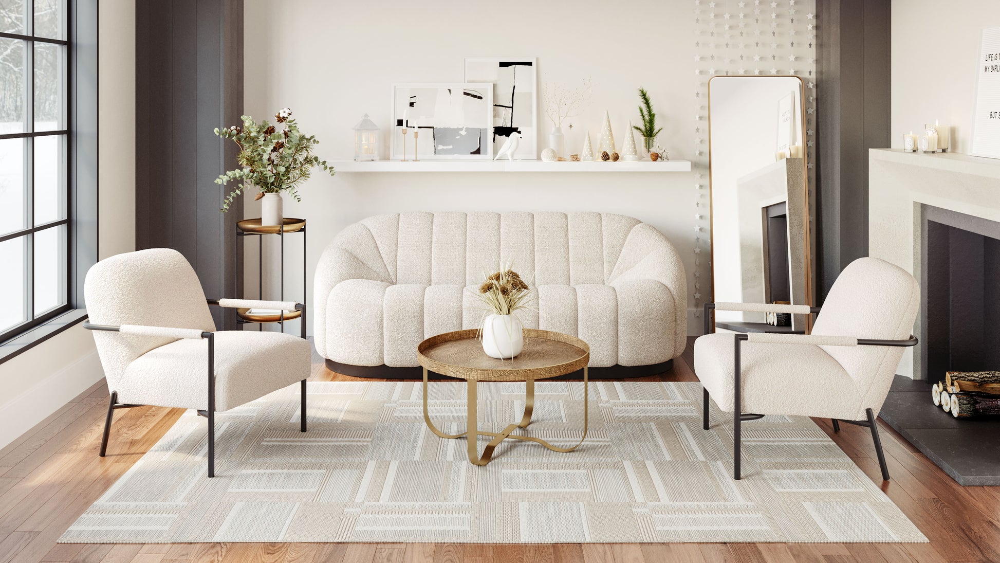 Riga Mirror Gold - Disselt Designs