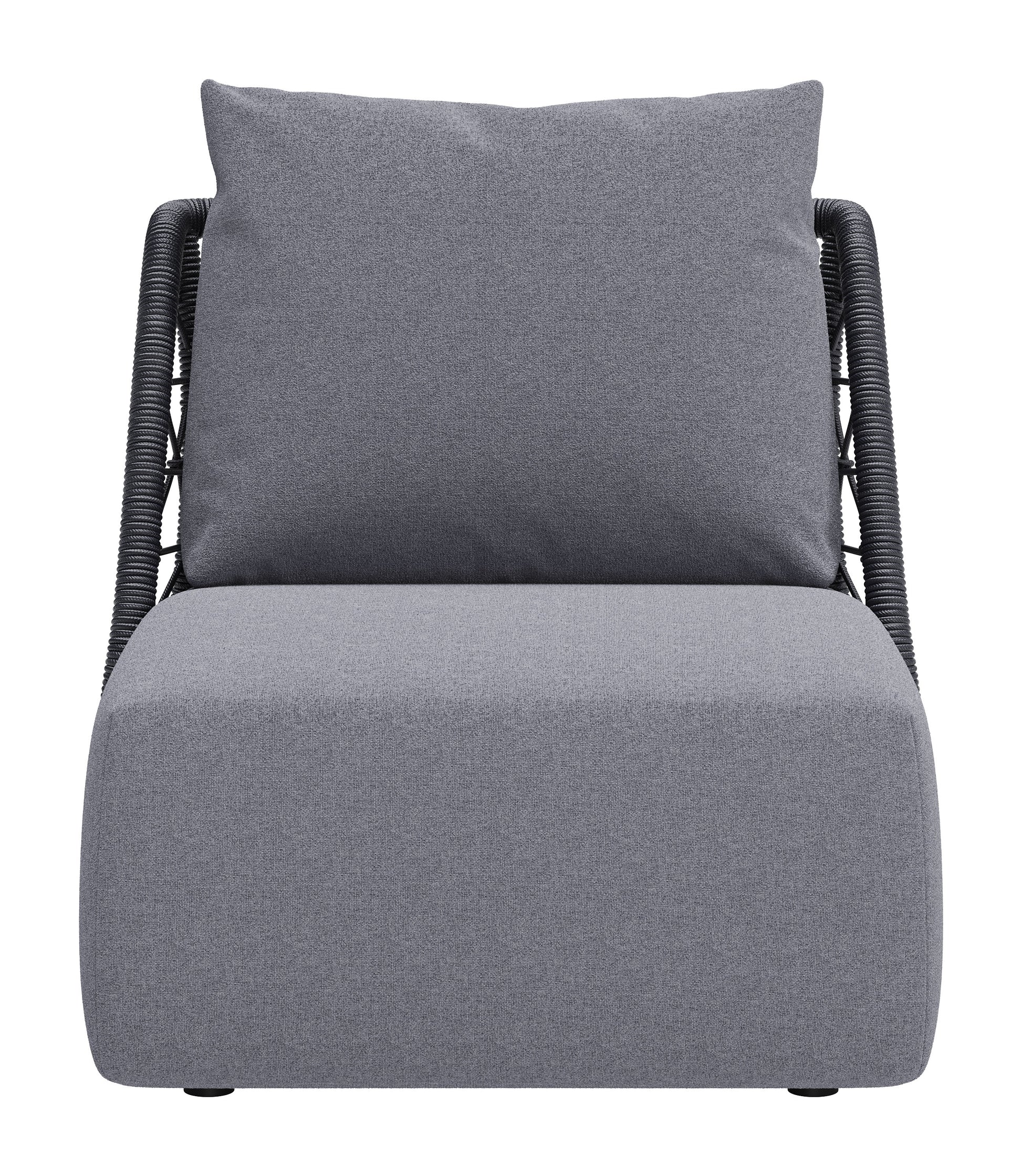 Mekan Accent Chair Gray - Disselt Designs