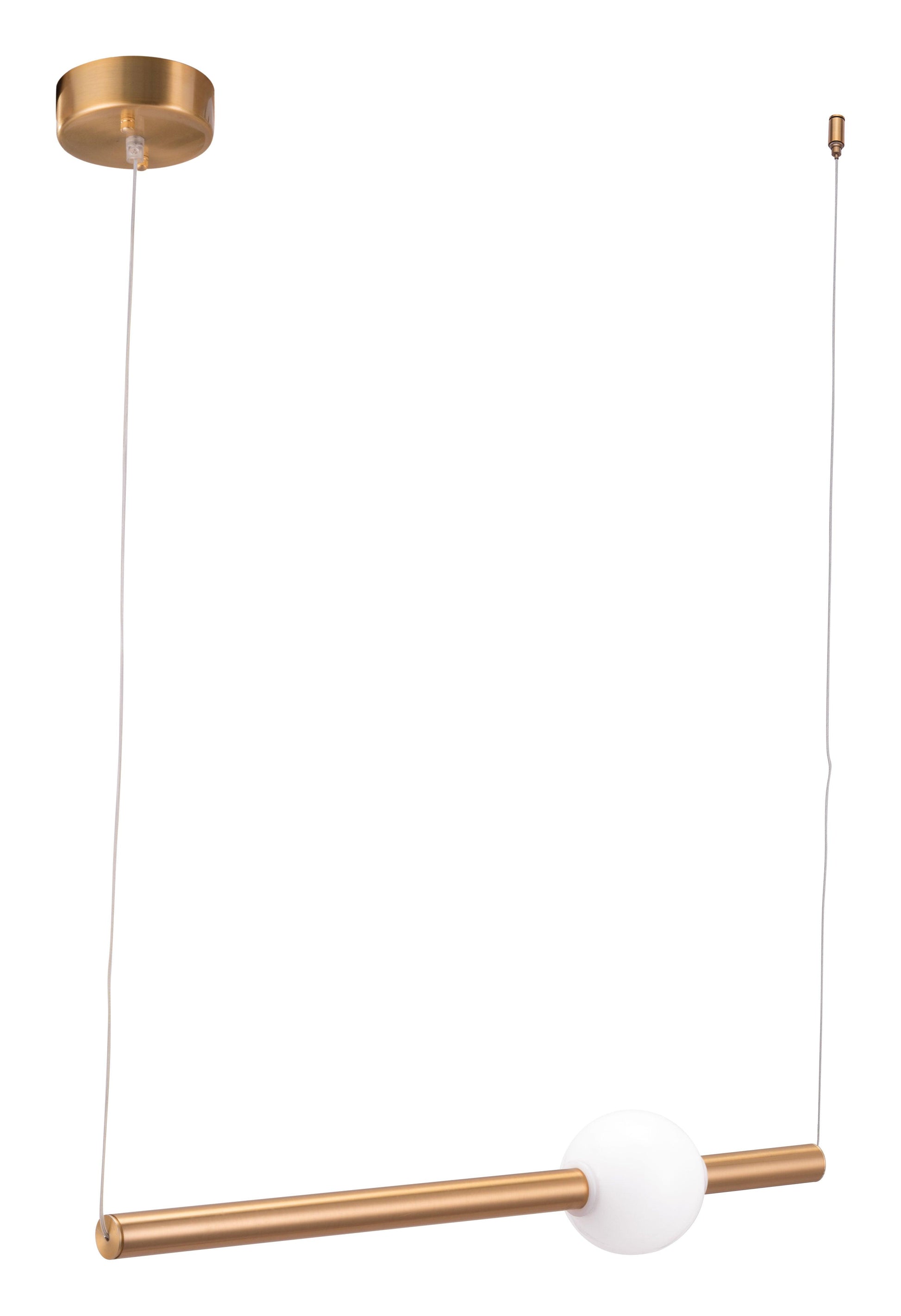 Adeo Ceiling Lamp Brass - Disselt Designs
