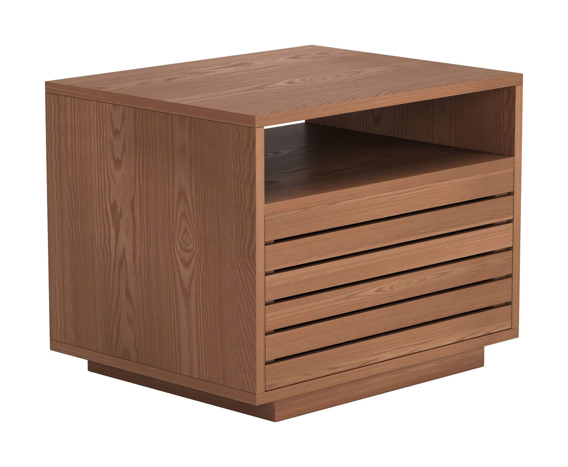 Slit Nightstand Walnut - Disselt Designs