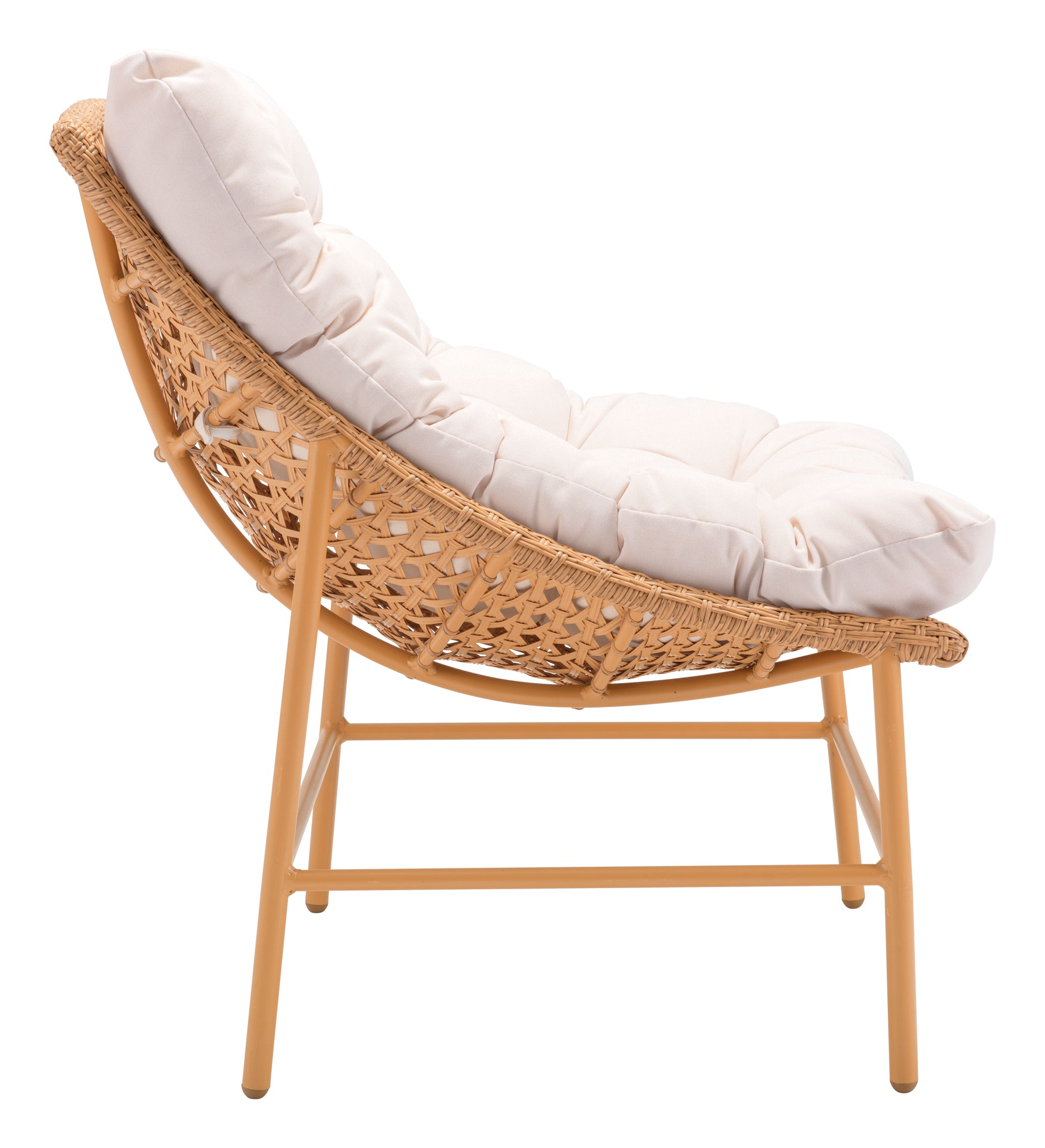 Merilyn Accent Chair Beige & Natural - Disselt Designs