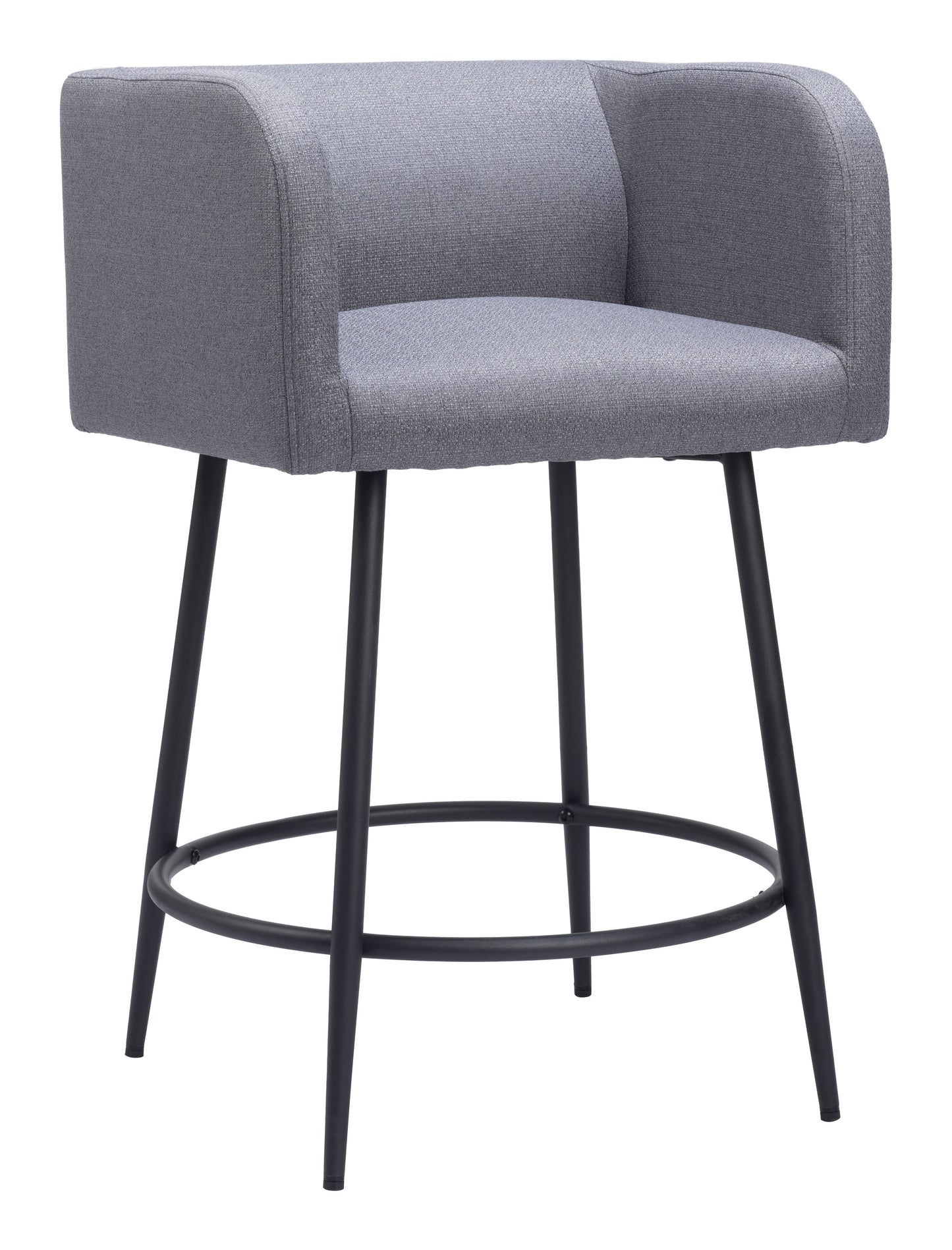 Horbat Counter Stool (Set of 2) Gray - Disselt Designs