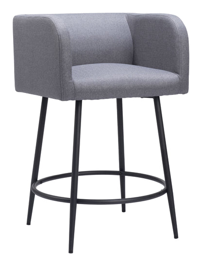 Horbat Counter Stool (Set of 2) Gray - Disselt Designs