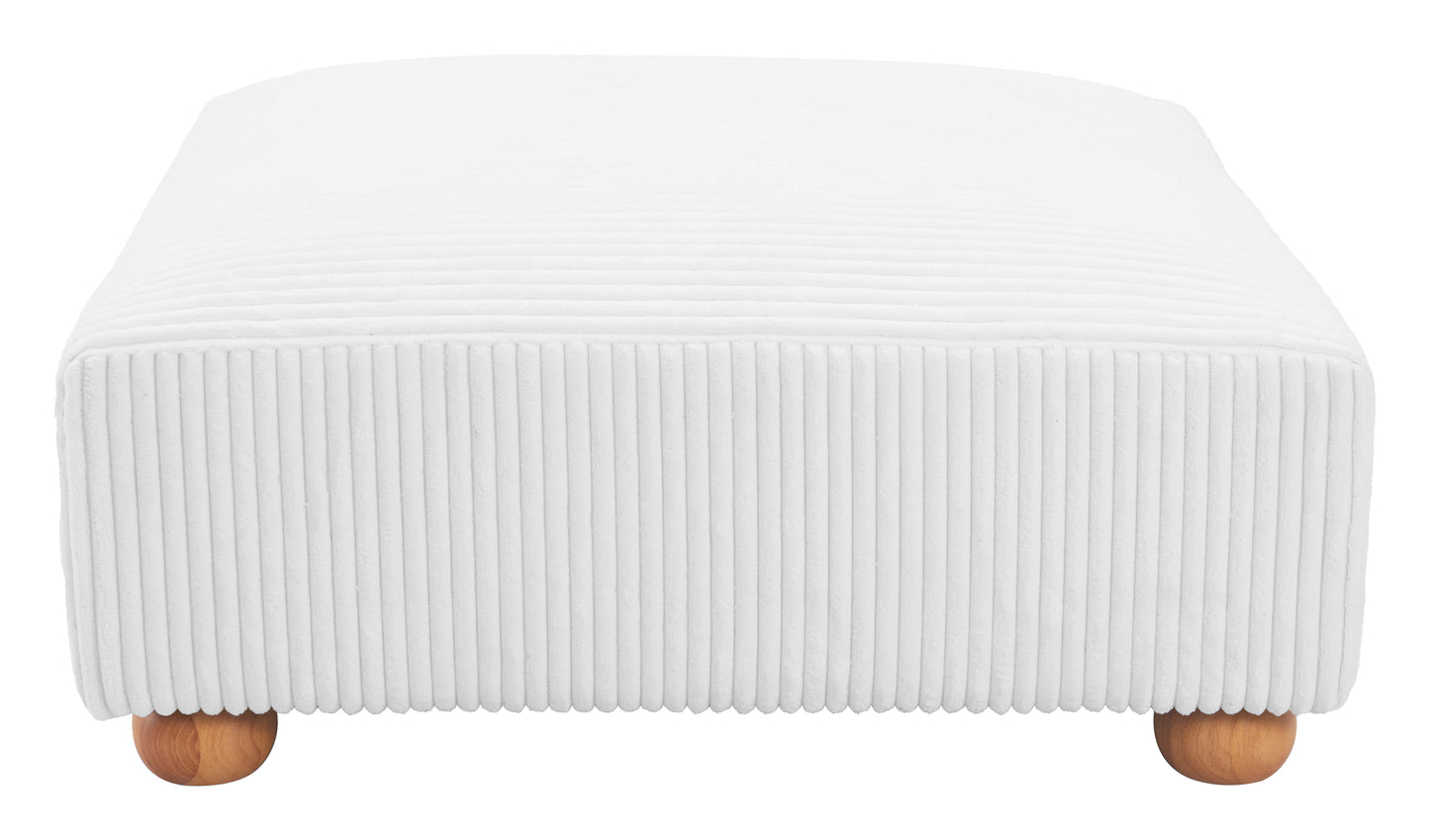 Tayte Ottoman White - Disselt Designs