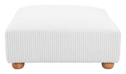 Tayte Ottoman White - Disselt Designs