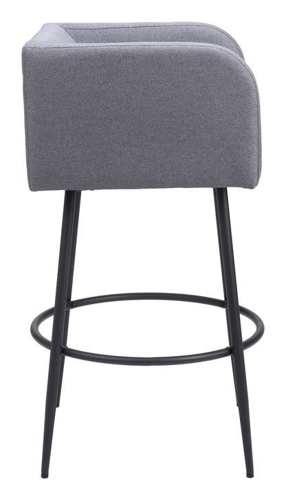 Horbat Barstool (Set of 2) Gray - Disselt Designs