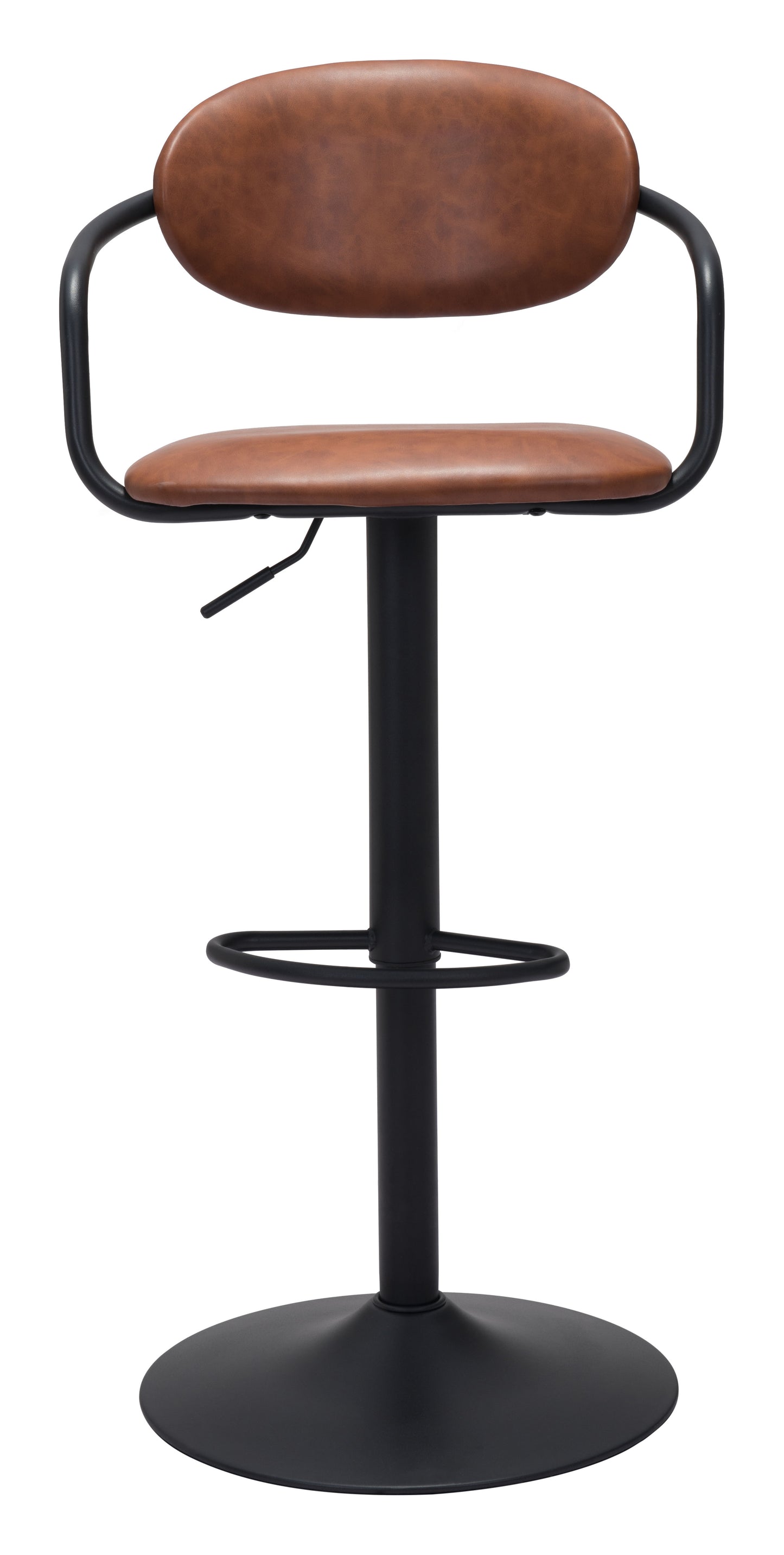 Kirby Barstool Vintage Brown & Black - Disselt Designs