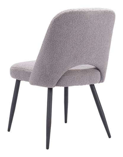 Teddy Dining Chair (Set of 2) Gray - Disselt Designs