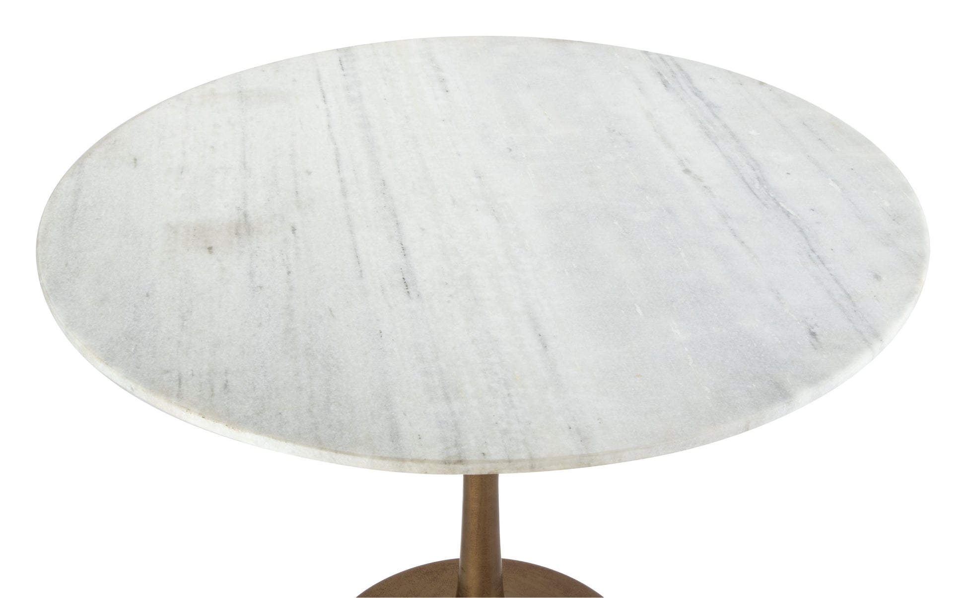 Fullerton Dining Table White & Gold - Disselt Designs