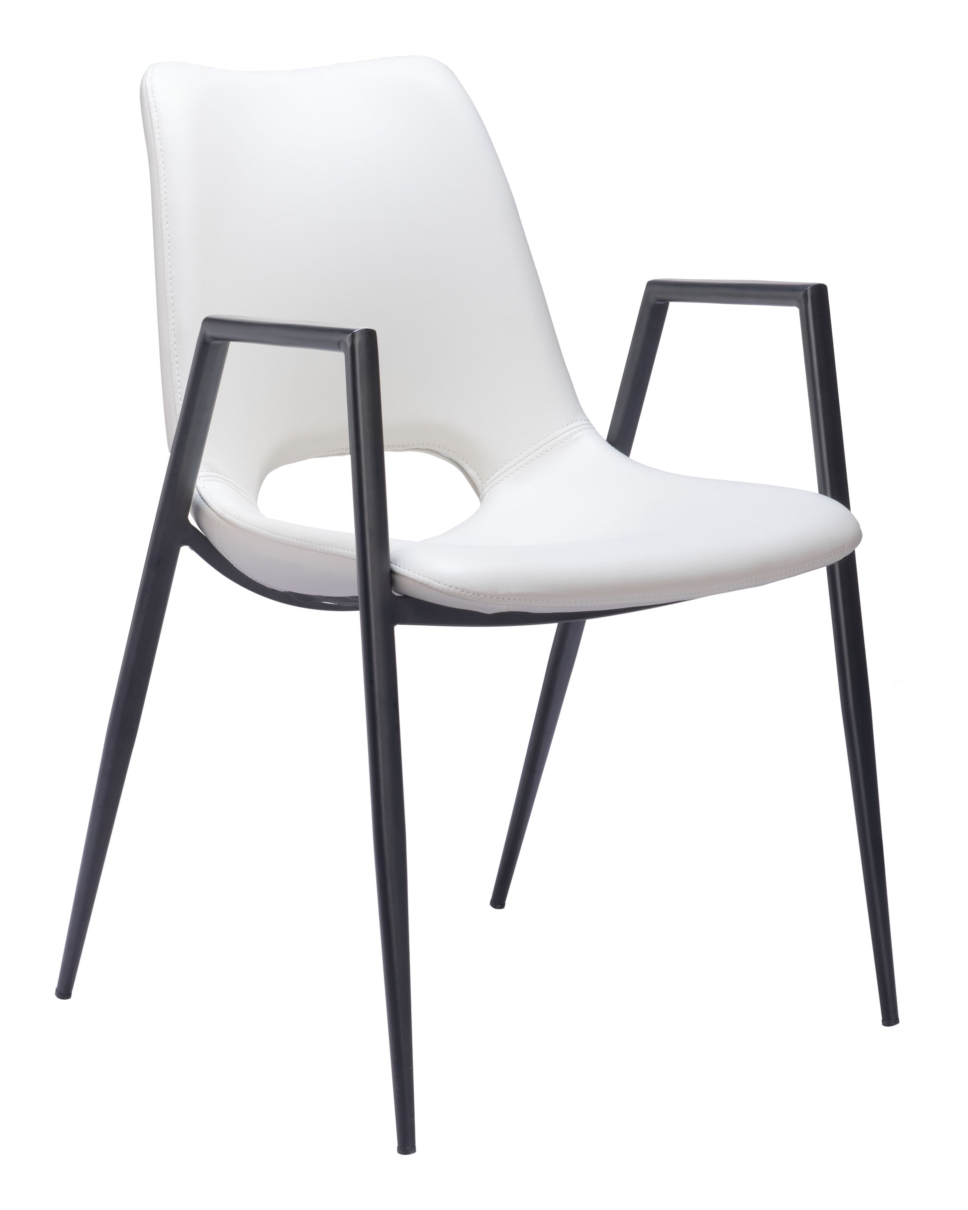 Desi Dining Chair (Set of 2) White - Disselt Designs