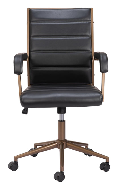 Auction Office Chair Vintage Black - Disselt Designs