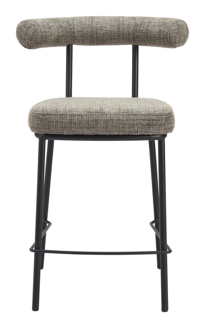Kede Counter Stool Green Tweed - Disselt Designs