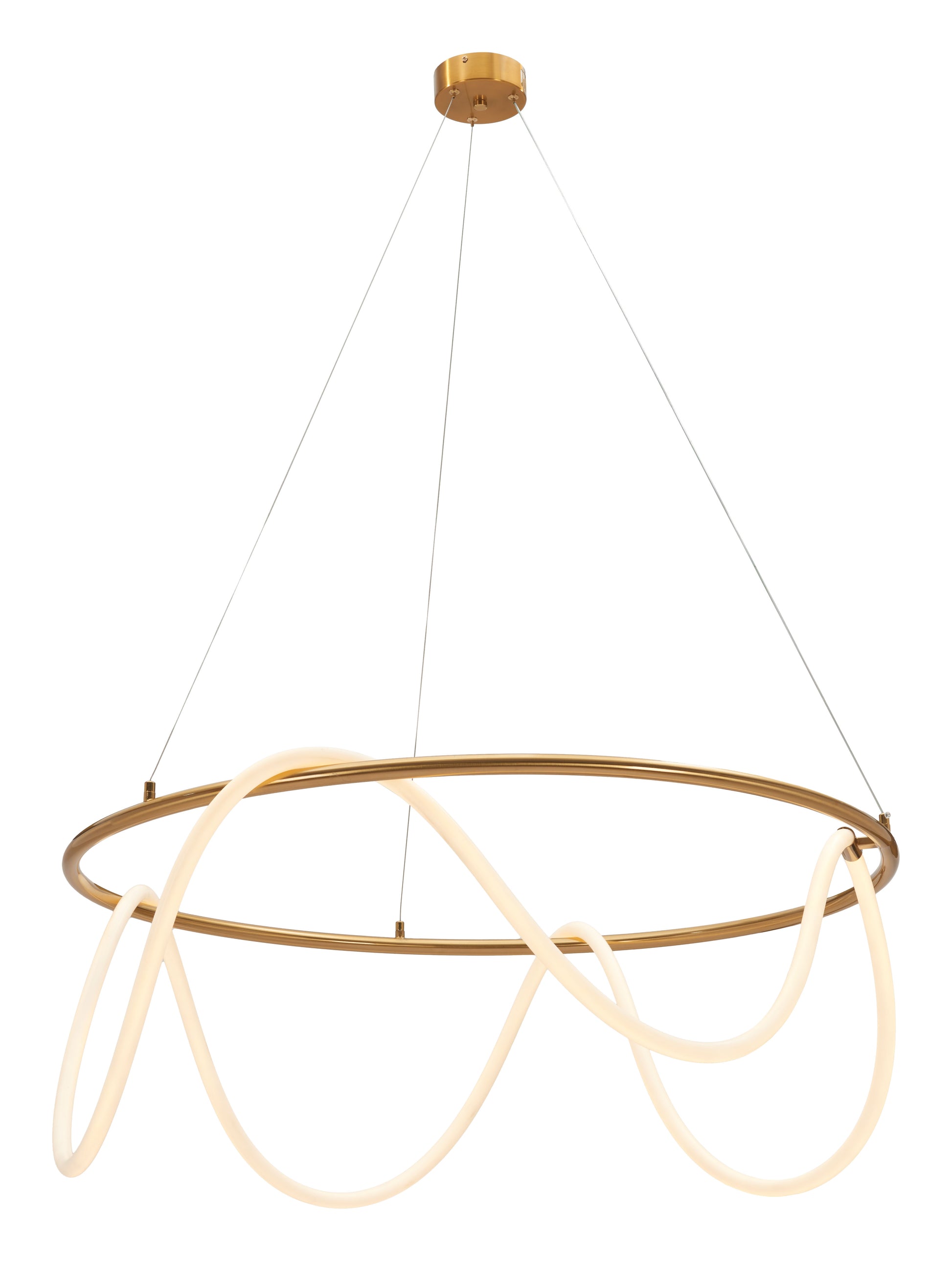 Wiber Ceiling Lamp Brass - Disselt Designs