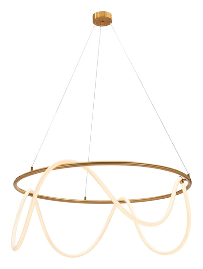 Wiber Ceiling Lamp Brass - Disselt Designs