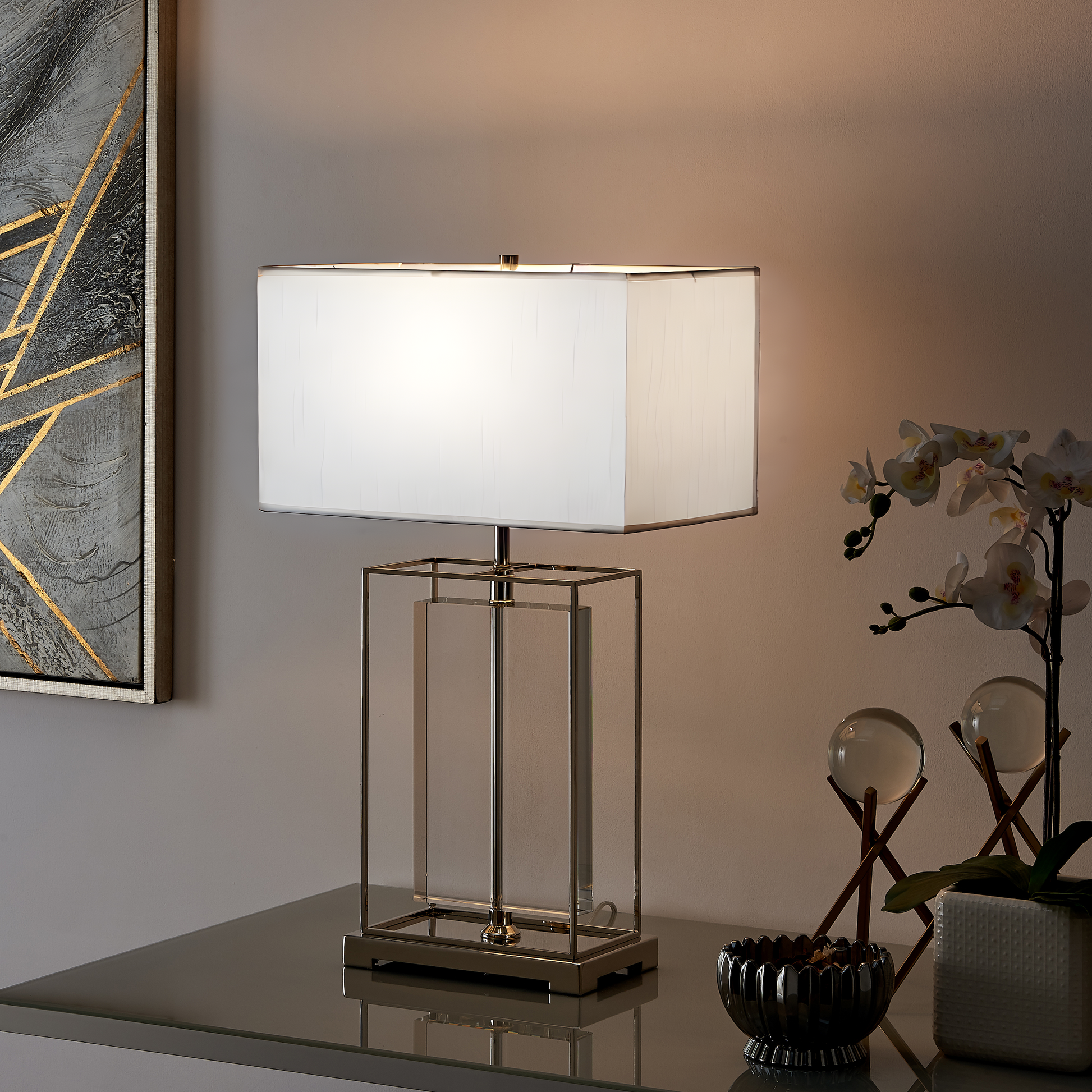 Table lamp with Shade - Disselt Designs