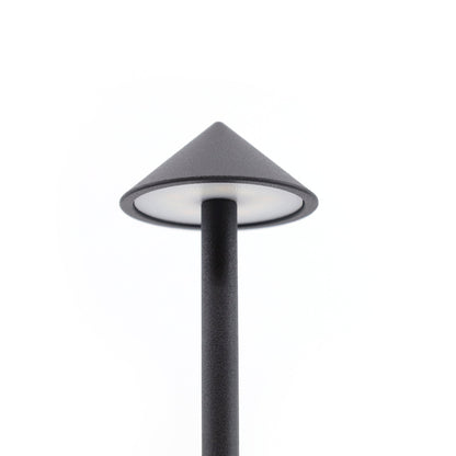 Shade Crest Rechargeable Table Lamp // Black - Disselt Designs