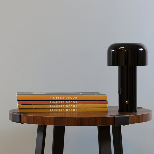 Silhouette Rechargeable Lamp // Black - Disselt Designs