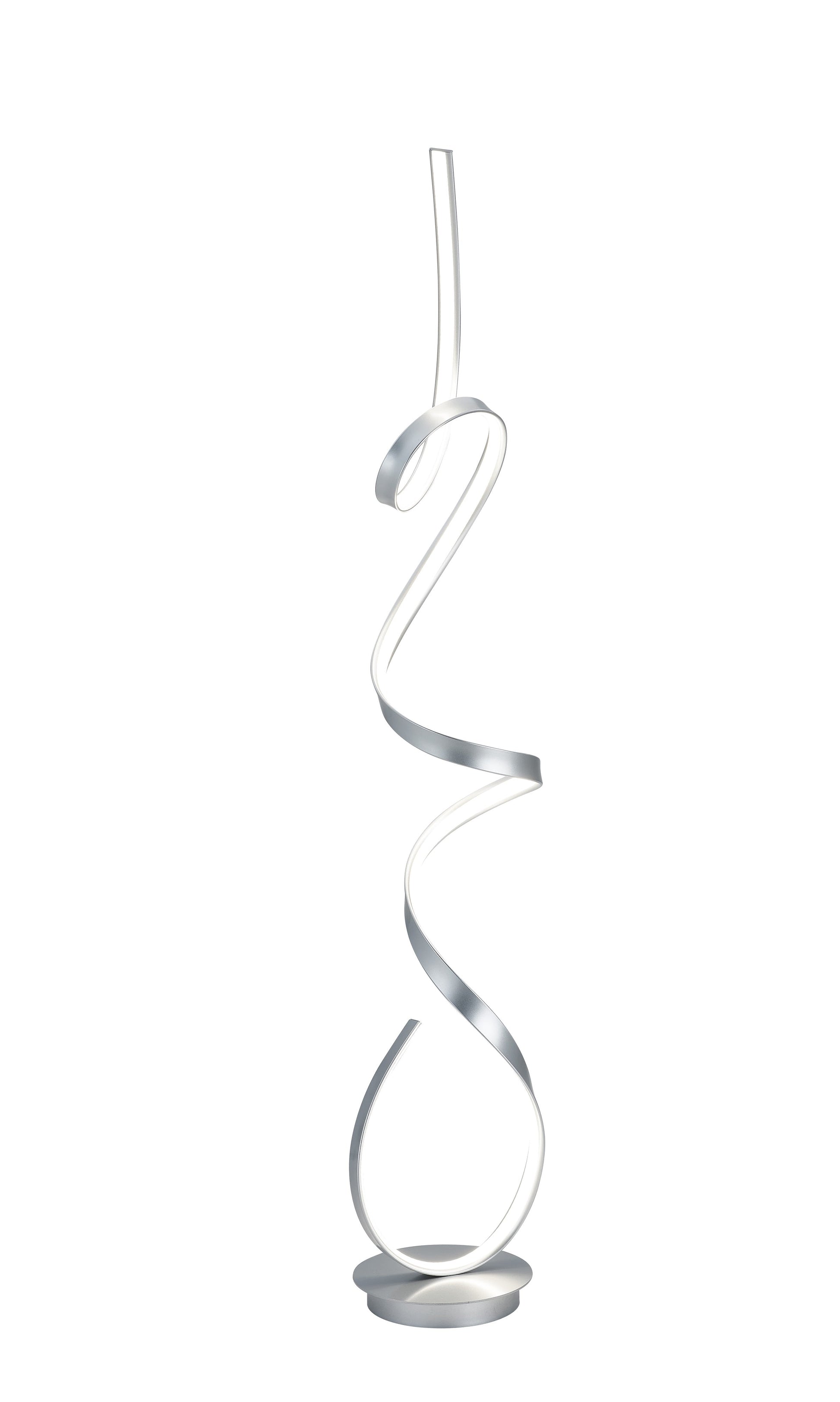 Amsterdam LED Dimmable 63" Floor Lamp // Silver - Disselt Designs