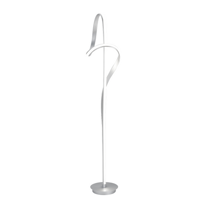 Budapest Dimmable LED 63" Tall Floor Lamp // Silver - Disselt Designs