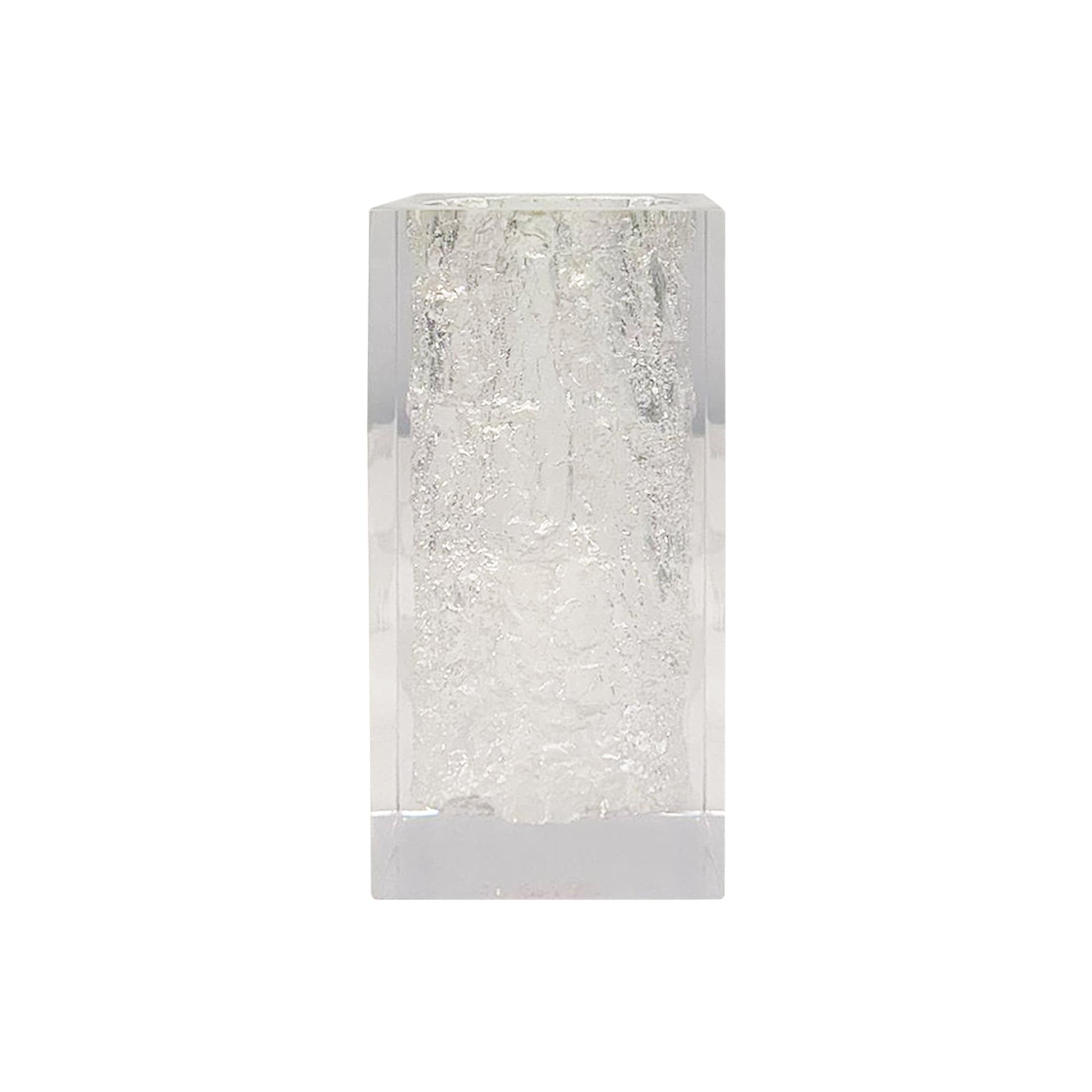 Clear Cubic Resin Sculpture - Disselt Designs