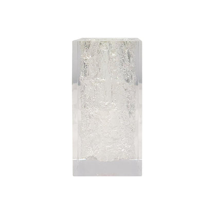 Clear Cubic Resin Sculpture - Disselt Designs