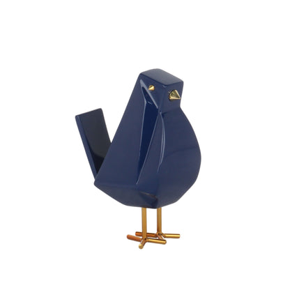 Bird Sculpture // Large Navy Blue - Disselt Designs