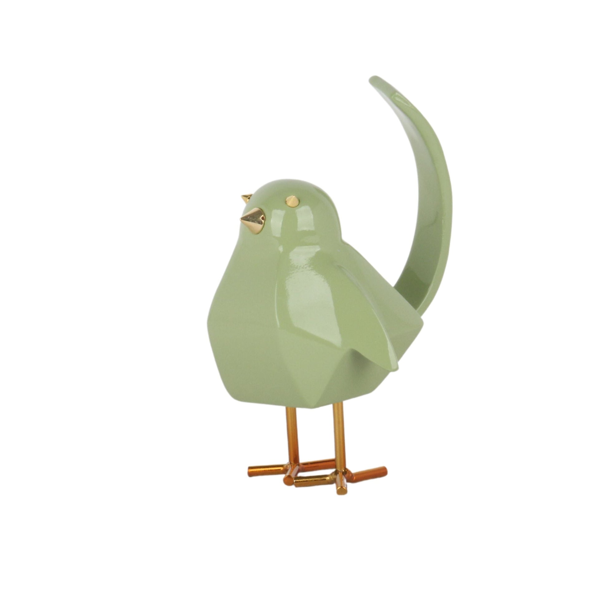 Bird Sculpture // Large Green - Disselt Designs