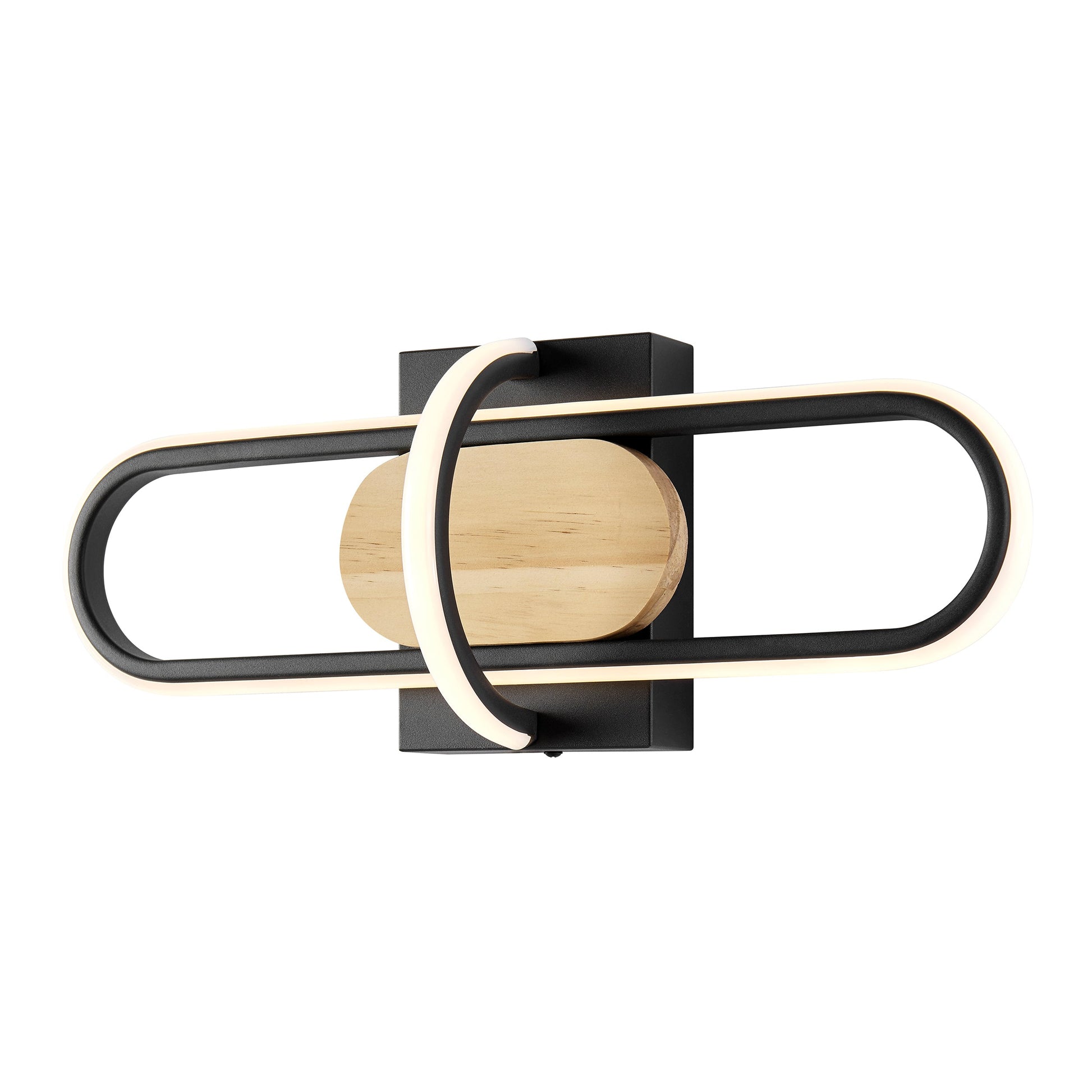 Wall Lamp Black & Wood - Disselt Designs