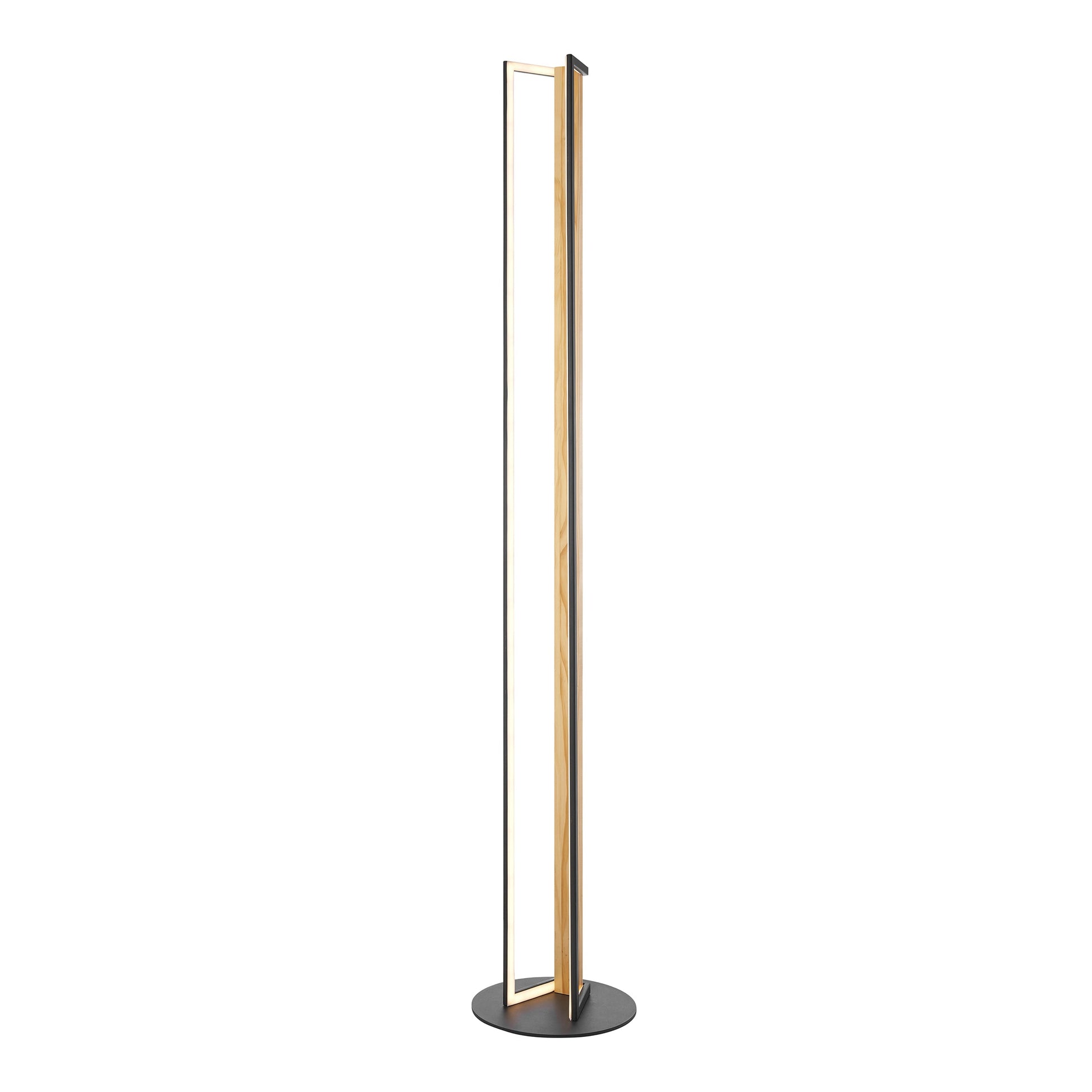 Floor Lamp Iron & Wood - Disselt Designs