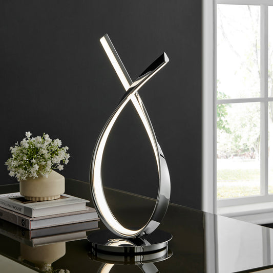 Murphy Table Lamp // Chrome - Disselt Designs