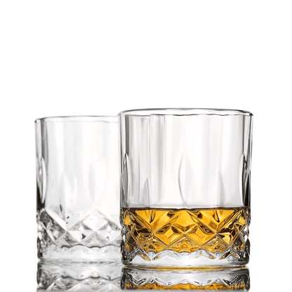 Whiskey Chilling Stones Gift Set With 2 Signature Crystal Glasses - Disselt Designs