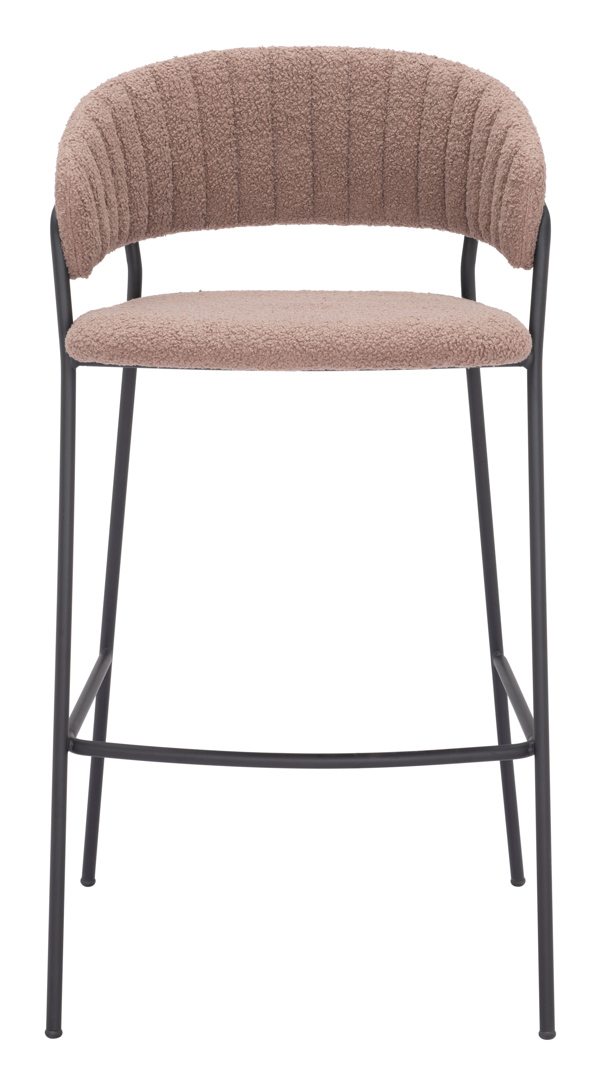 Josephine Barstool (Set of 2) Brown - Disselt Designs