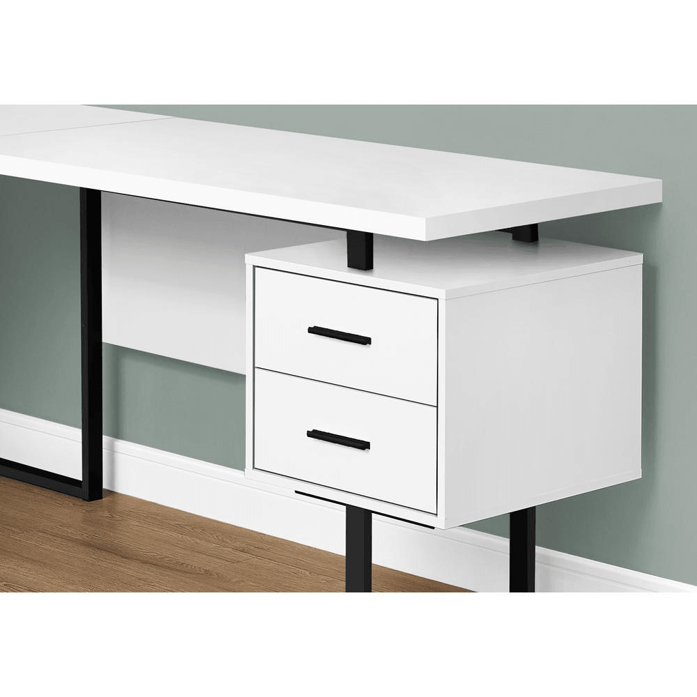 JACKSON | Computer Desk, Home Office, Corner, Left, Right Set-up, Storage Drawers, 70L - Disselt Designs