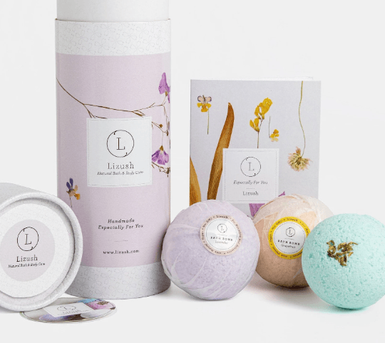 Bath Bomb Spa Gift Set - Made in the USA - Disselt Designs