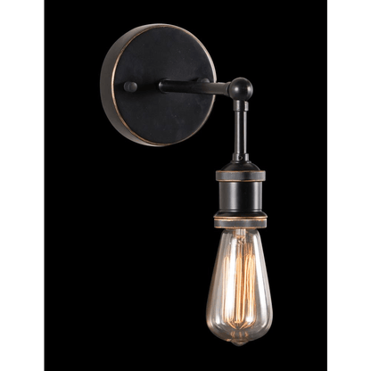 MISERITE | Antique Black Wall Lamp - Disselt Designs